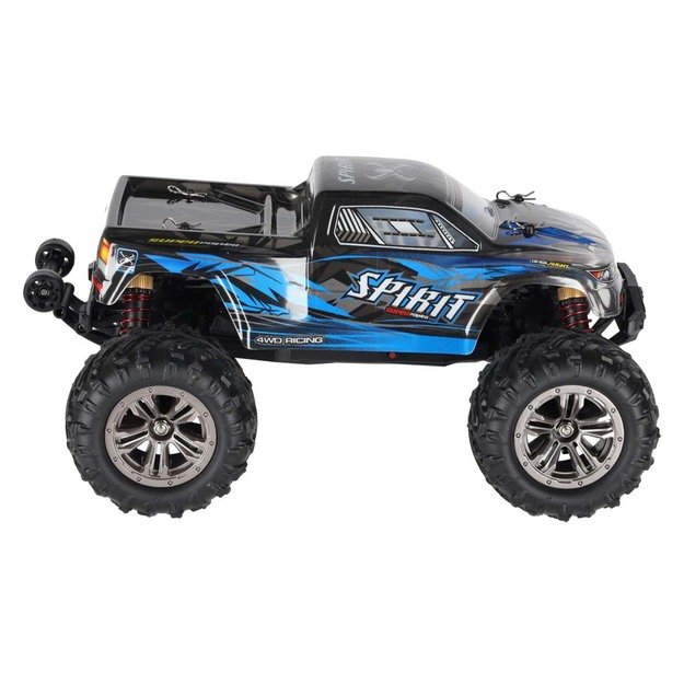 RC automobilis Q901 be&scaron;epetėlinis 1:16 2.4G 4CH 52km/h mėlynas