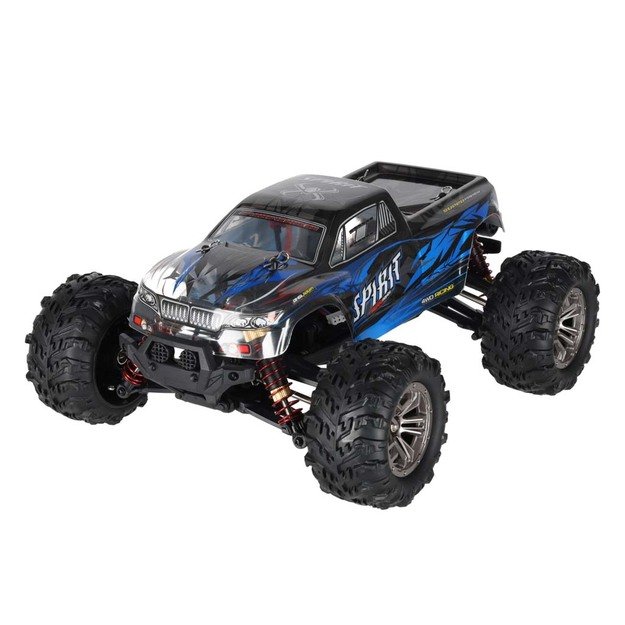 RC automobilis Q901 be&scaron;epetėlinis 1:16 2.4G 4CH 52km/h mėlynas