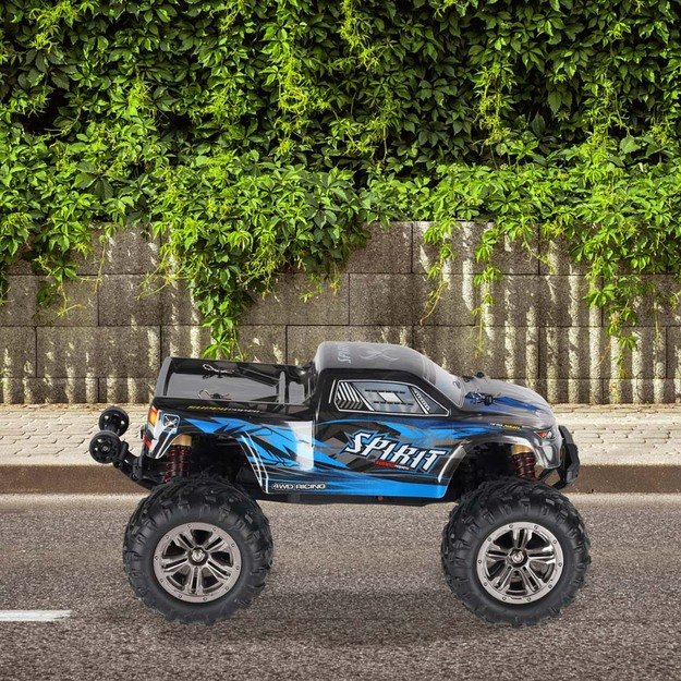 RC automobilis Q901 be&scaron;epetėlinis 1:16 2.4G 4CH 52km/h mėlynas