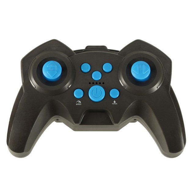 RC amfibija vandeniui atsparus automobilis, valdomas rankų gestais + 2 nuotolinio valdymo pulteliai mėlynos spalvos