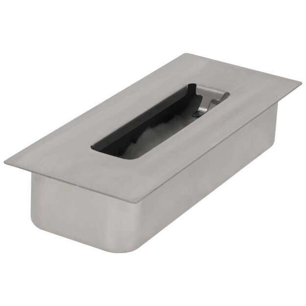 Laisvai pastatoma stačiakampė, nedūmijanti, ant stalo pastatoma biokuro krosnelė