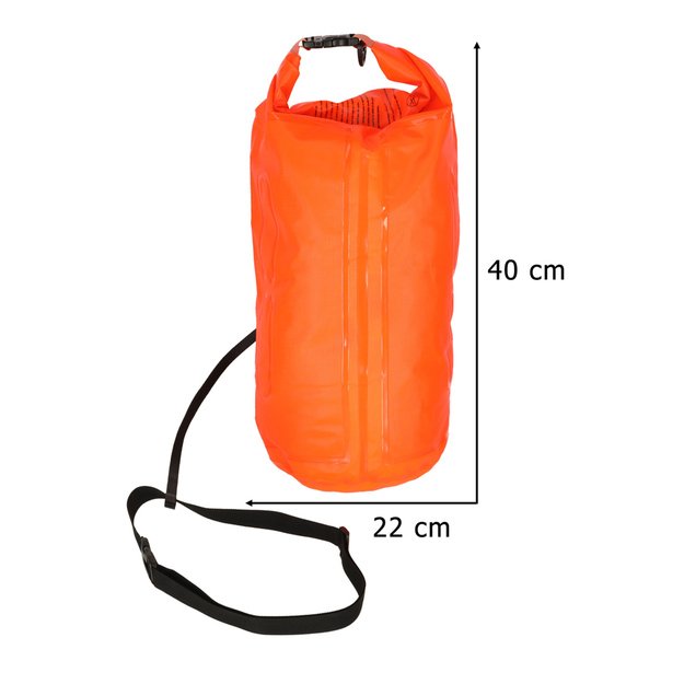 Plaukimo plūduras gelbėjimo plūduras sausas ki&scaron;eninis &scaron;vilpukas 20l