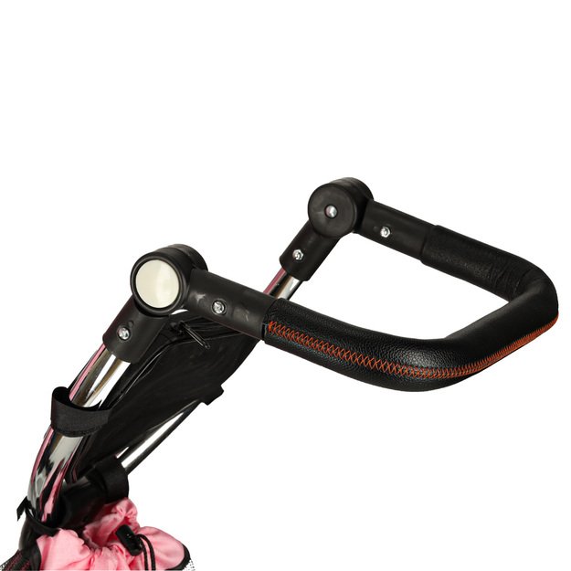 Trike Fix V3 triratis 3in1 vežimėlis dviratis 360 pasukamas laisvas ratas rožinis