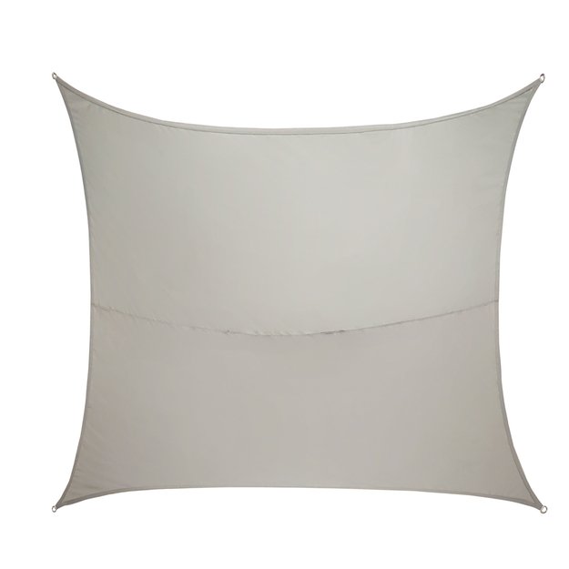 LUARO vandeniui atsparus sodo terasos skėtis nuo saulės 4x3 m stačiakampio formos pilkos spalvos