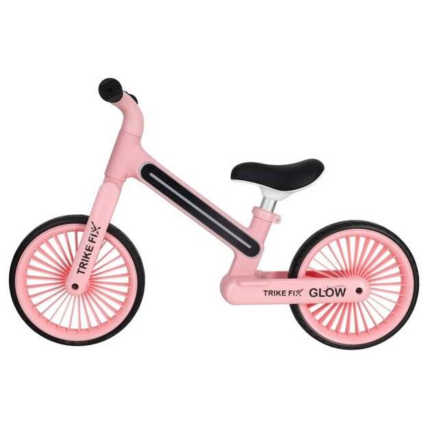 Trike Fix Glow LED krosinis dviratis rožinės spalvos