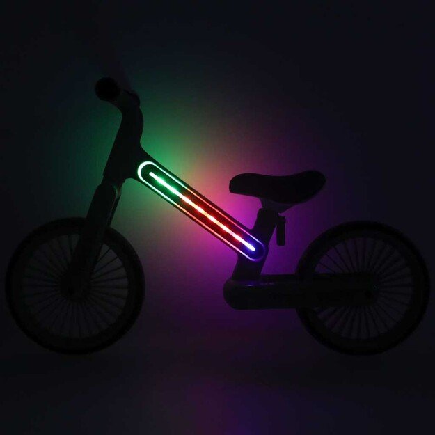 Trike Fix Glow LED krosinis dviratis rožinės spalvos