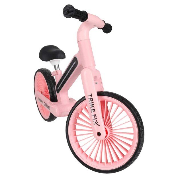 Trike Fix Glow LED krosinis dviratis rožinės spalvos