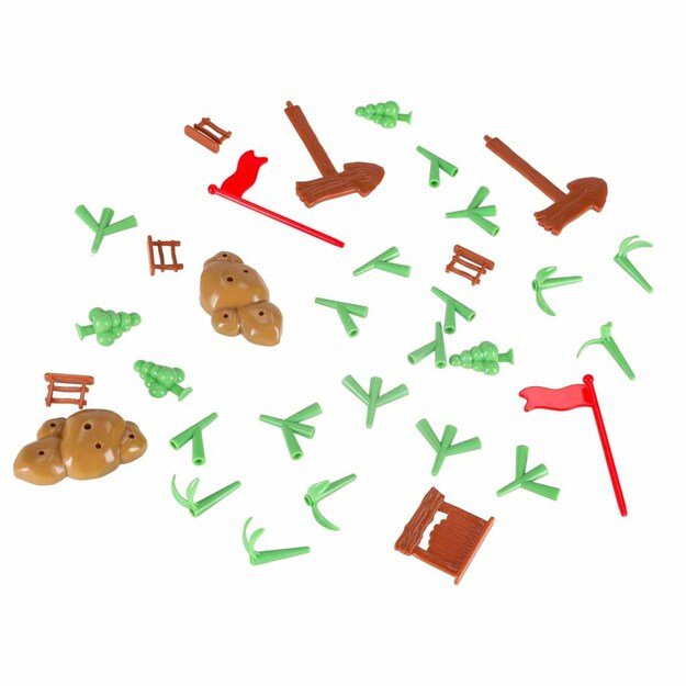 Magnetinis automobilių lenktynių takas 1 &scaron;viečianti transporto priemonė 153 elementai