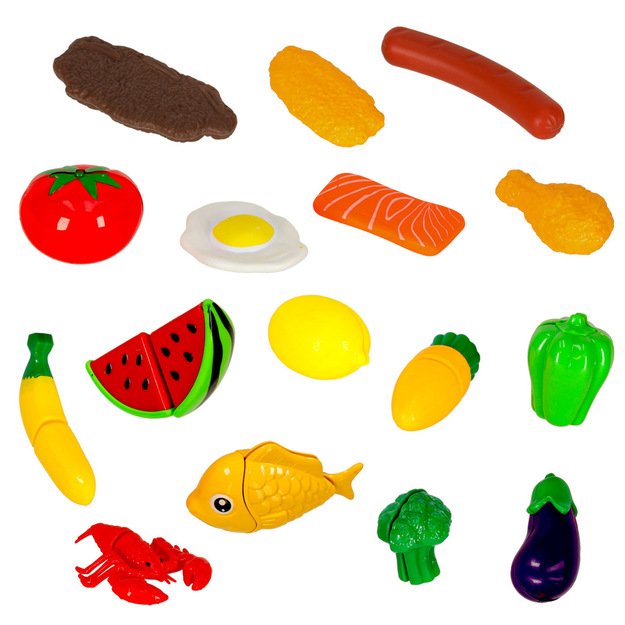 Daržovių ir vaisių pjaustymo rinkinys 36 el. su priedais - kūrybi&scaron;ka maisto gaminimo pramoga