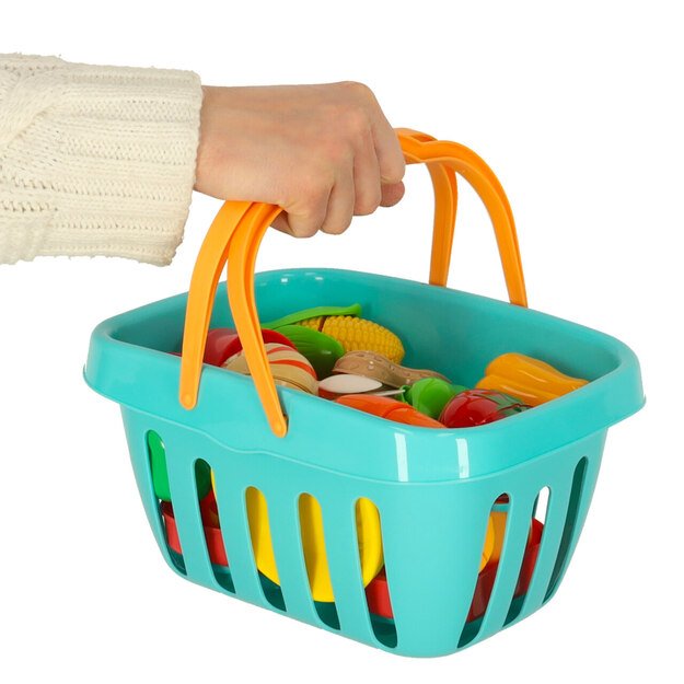 Daržovės vaisiai pjaustymui skirtas maistas Velcro priedai