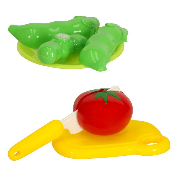 Daržovės vaisiai pjaustymui skirtas maistas Velcro priedai