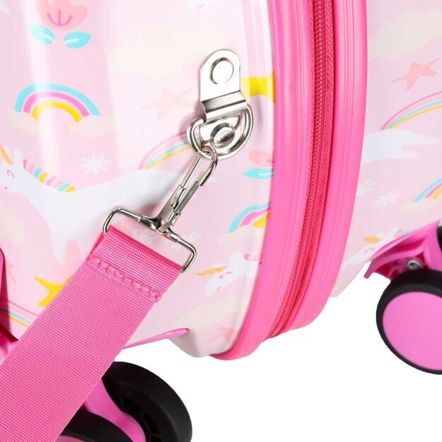 Vaiki&scaron;kas kelioninis lagaminas ant ratukų rankinis bagažas vienaragis
