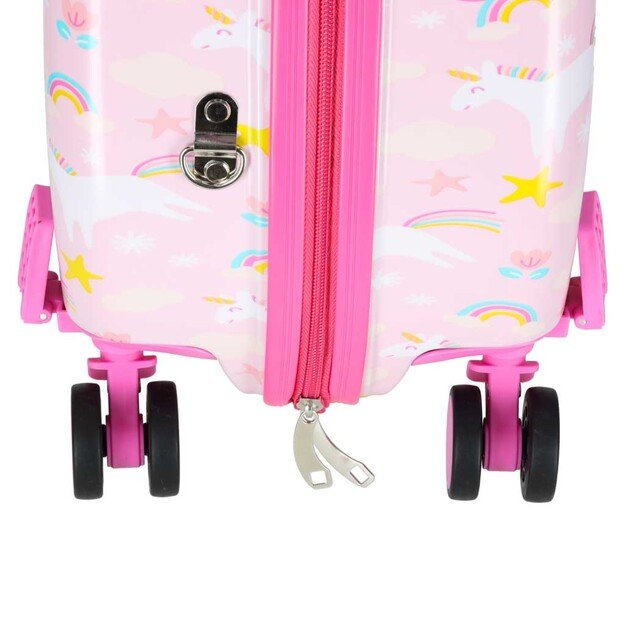 Vaiki&scaron;kas kelioninis lagaminas ant ratukų rankinis bagažas vienaragis