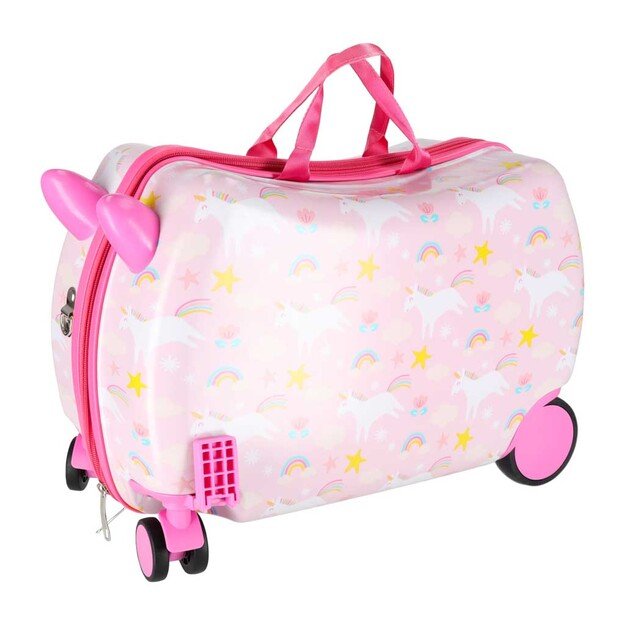 Vaiki&scaron;kas kelioninis lagaminas ant ratukų rankinis bagažas vienaragis