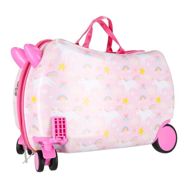 Vaiki&scaron;kas kelioninis lagaminas ant ratukų rankinis bagažas vienaragis