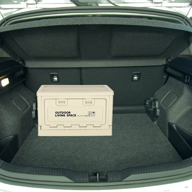 Bagažinės stovyklavimo dėžės organizatorius