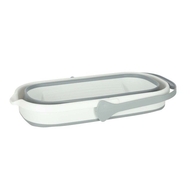 Sulankstomas stačiakampis &scaron;luotos kibiras su rankena