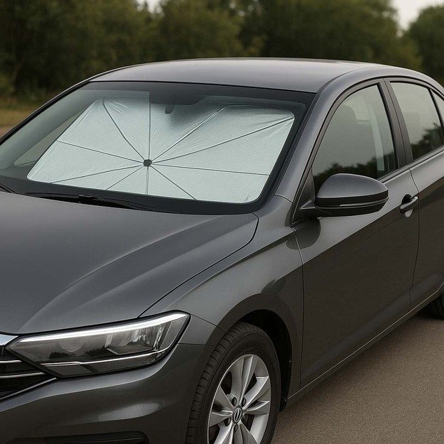 Skėtis nuo saulės nuo priekinio automobilio stiklo 65x110cm