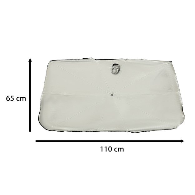 Skėtis nuo saulės nuo priekinio automobilio stiklo 65x110cm