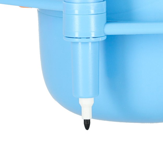 Edukacinis robotas interaktyvus mokymasis pie&scaron;ti ra&scaron;ymo fiche rinkinys žymekliai mėlyni