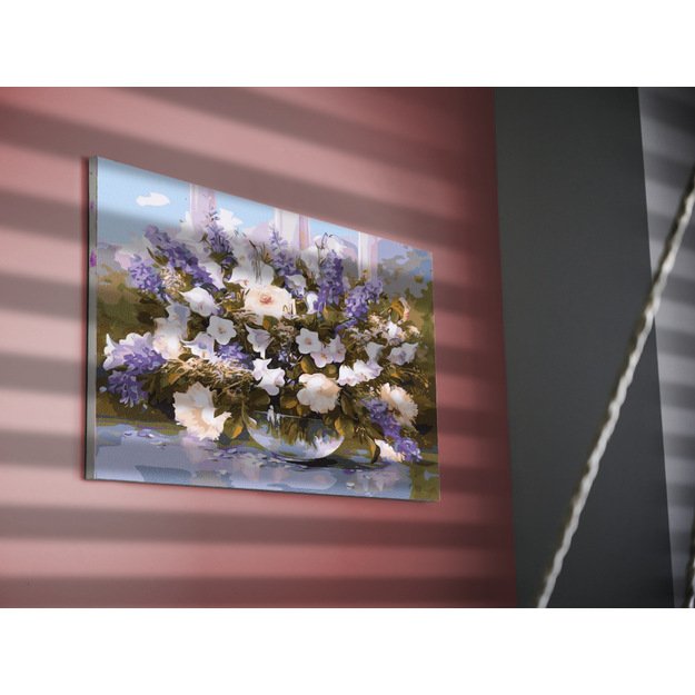Tapyba pagal numerius 40x50cm gėlių kraštovaizdžio paveikslas