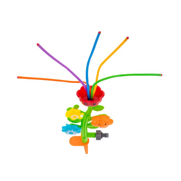 Vandens purk&scaron;tuvų fontanas vaikams gėlių