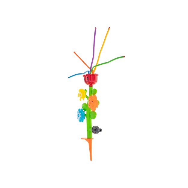 Vandens purk&scaron;tuvų fontanas vaikams gėlių