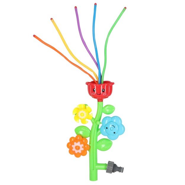 Vandens purk&scaron;tuvų fontanas vaikams gėlių