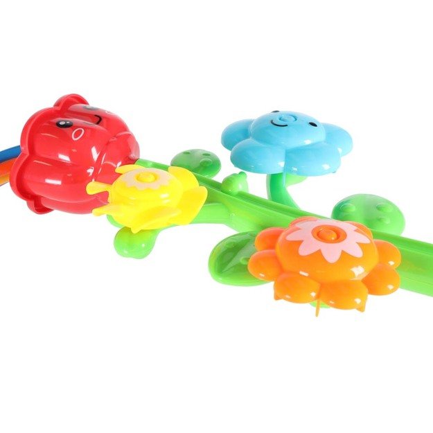 Vandens purk&scaron;tuvų fontanas vaikams gėlių