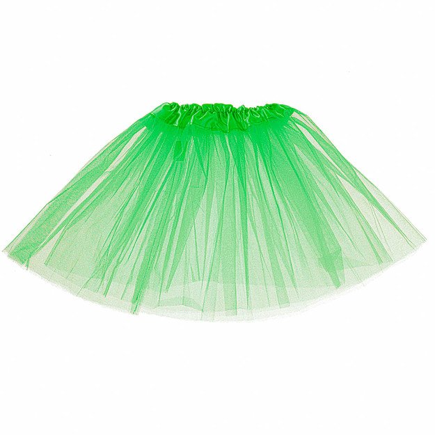Tiulio tutu sijonas kostiumas žalias