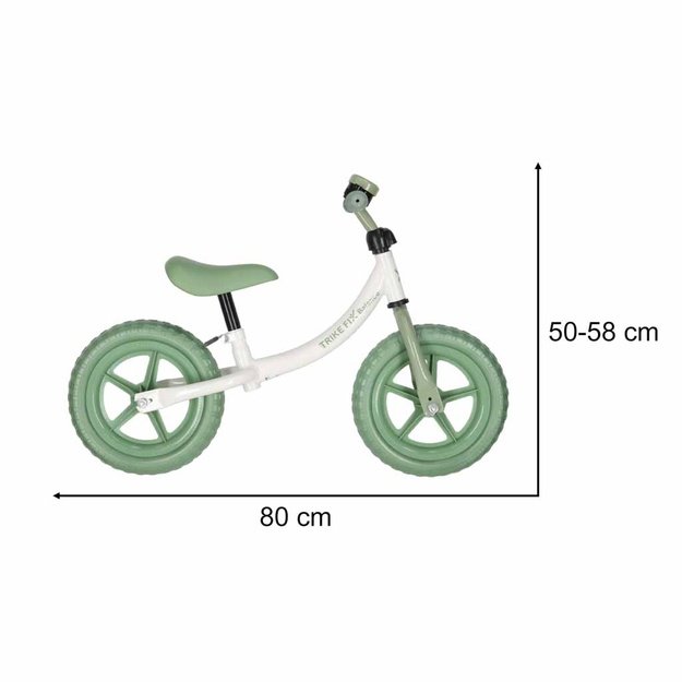 Trike Fix Balance krosinis dviratis su žaliu varpeliu