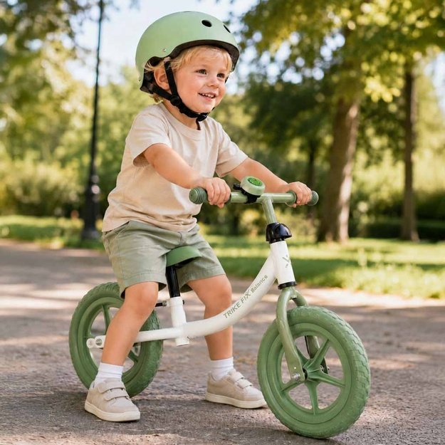 Trike Fix Balance krosinis dviratis su žaliu varpeliu
