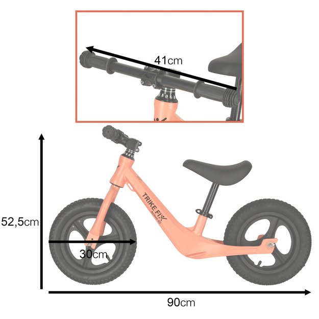 Trike Fix Active X2 krosinis dviratis oranžinės spalvos