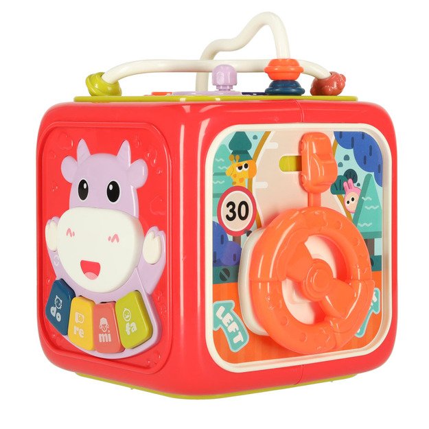 Mokomasis žaislas interaktyvus sensorinis manipuliacinis kubelių rū&scaron;iuoklis