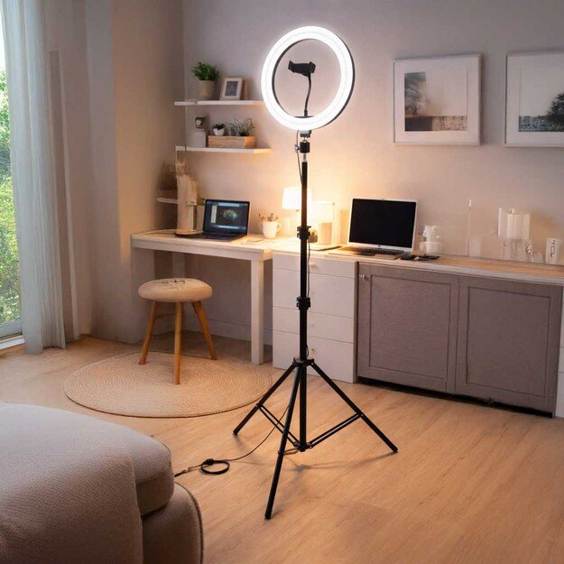 60W RING LED selfie makiažo lempa