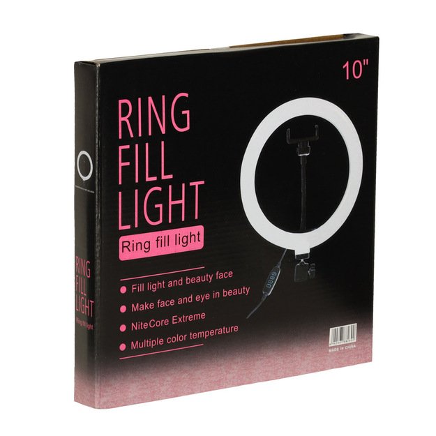 60W RING LED selfie makiažo lempa