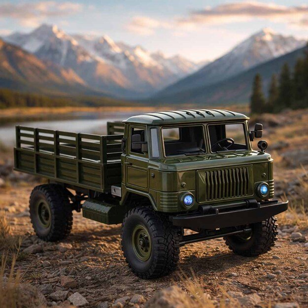 Nuotoliniu būdu valdomas bekelės 4WD 1:16 RTR automobilis