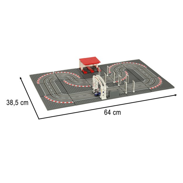 Policijos automobilių lenktynių trasa 64x38,5cm