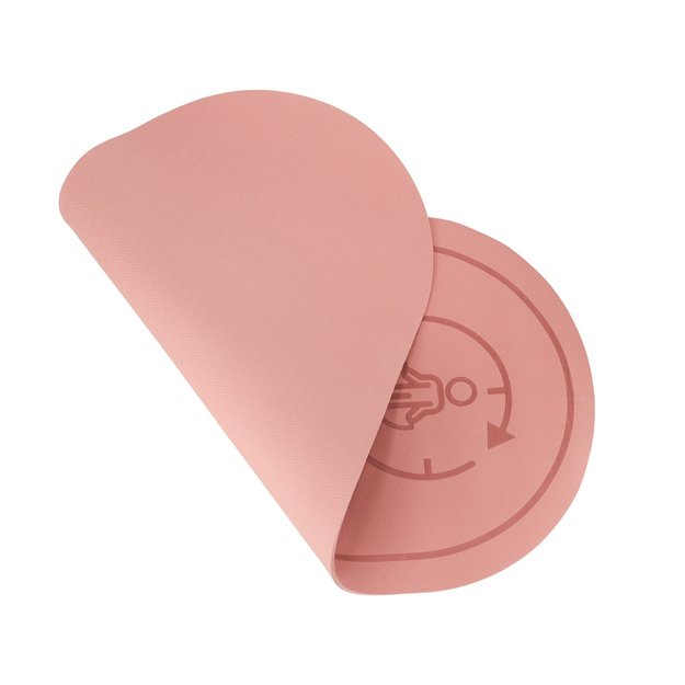 Jogos &scaron;okinėjimo treniruočių kilimėlis garso izoliacija, neslystantis 127x63x0,6 cm rožinis