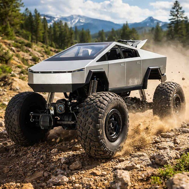 Nuotoliniu būdu valdomas sunkvežimis Pickup Truck Climbing Vehicle 1:8 2.4GHz