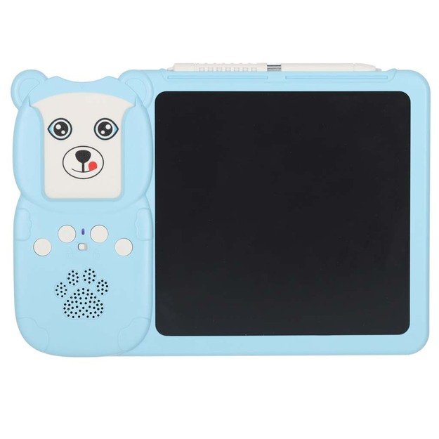 Anglų kalbos žodyno mokymosi kortelių skaitymo kortelė flipchart blue