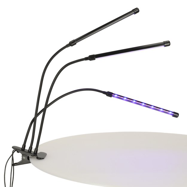 LED augalų augimo lempos skydelis su 3 lemputėmis