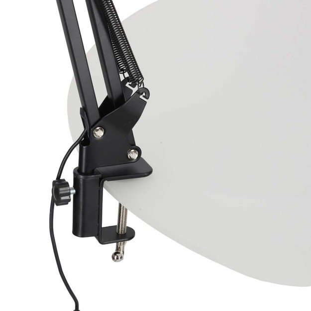 LED stalinis &scaron;viestuvas USB pasukama rankena 2 tvirtinimo būdai