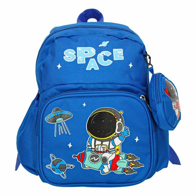 Vaikų darželio mokyklinė kuprinė vaikų astronautas 30x22x11cm
