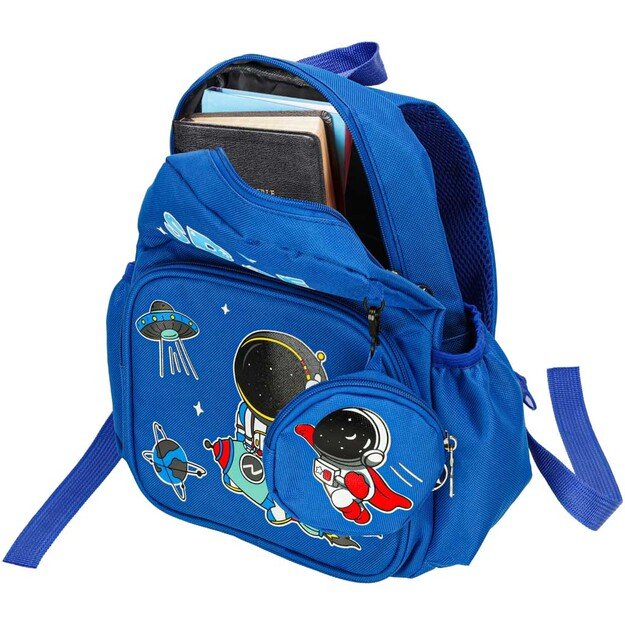 Vaikų darželio mokyklinė kuprinė vaikų astronautas 30x22x11cm