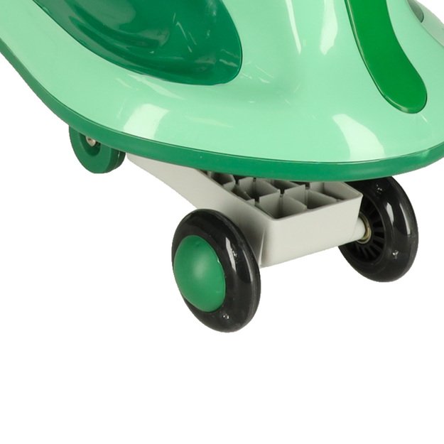 LED Swing FIX S2 gravitacinis paspirtukas su žalia rankena max 100kg