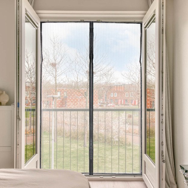 LUARO magnetinis tinklelis durims tvirtas stiprus magnetas 100x210cm