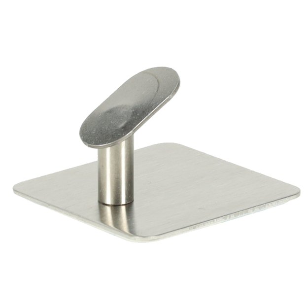 Lipnūs sidabriniai vonios kambario kabliukai ant sienos, 4 dalių rinkinys PROVISIONAL