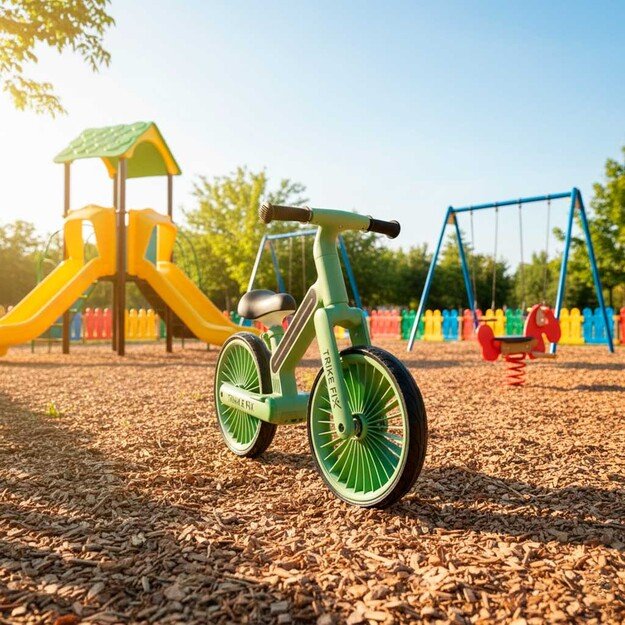 Trike Fix Glow LED krosinis dviratis žalias