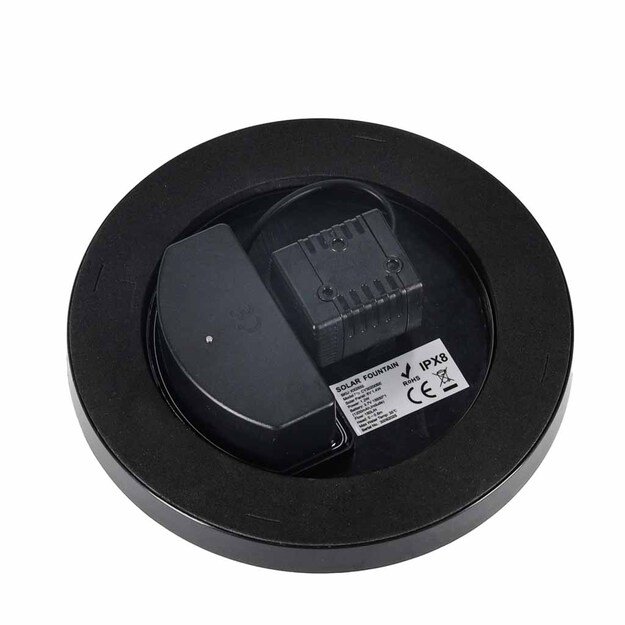 LUARO saulės tvenkinio fontanas sodo plūduriuojantis siurblys LED RGB 16cm